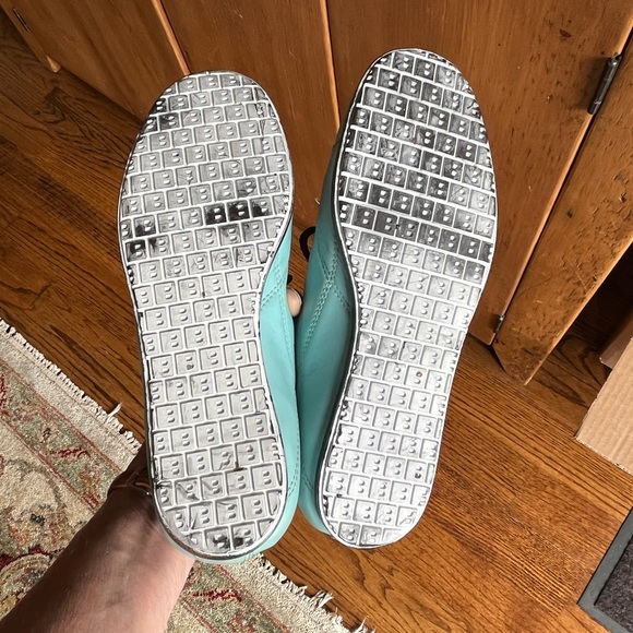 Bally Flavia Leather Sneakers, Turquoise, 7 - Picture 7 of 9